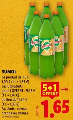 Lidl Sumol offre