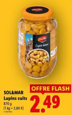 Lidl SOL&MAR Lupins cuits offre