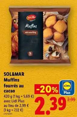 Lidl SOL&MAR Muffins offre