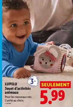 Lidl LUPILU Jouet d'activités animaux offre