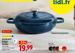 Lidl SILVERCREST Sauteuse en fonte Premium offre