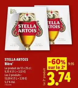 Lidl STELLA ARTOIS Bière offre