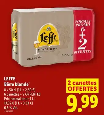 LEFFE Bière blonde