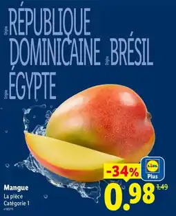 Lidl Mangue offre