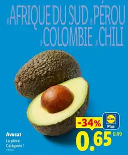Lidl Avocat offre