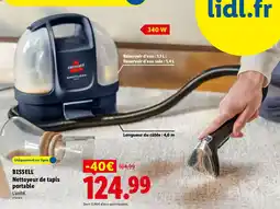 Lidl BISSELL Nettoyeur de tapis portable offre