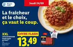 Lidl L'ÉTAL DU BOUCHER Viande hachée pur bœuf offre