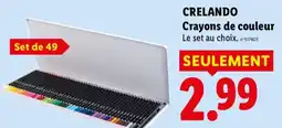 Lidl CRELANDO Crayons de couleur offre