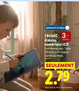 Lidl TRONIC Ardoise numérique LCD offre