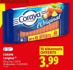 Lidl Coraya l'Original offre