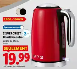 Lidl SILVERCREST Bouilloire rétro offre