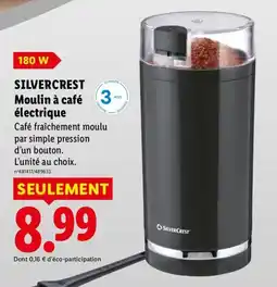 Lidl SILVERCREST Moulin à café électrique offre