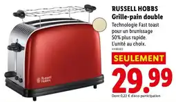 Lidl RUSSELL HOBBS Grille-pain double offre