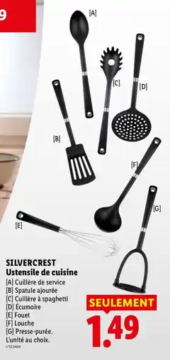 Lidl SILVERCREST Ustensile de cuisine offre