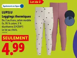 Lidl LUPILU Leggings thermiques offre