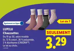 Lidl LUPILU Chaussettes offre