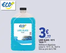 E.Leclerc ECO+ LAVE-GLACE hiver offre
