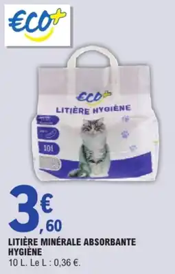 E.Leclerc Eco+ Litière hygiène offre