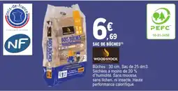 E.Leclerc WOODSTOCK BOIS BÛCHES offre