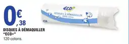 E.Leclerc ECO+ DISQUES À DÉMAQUILLER offre
