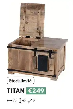 Meubles Crack Titan offre
