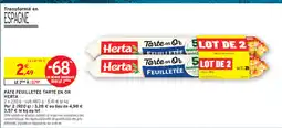 Intermarché Contact Herta Pâte feuilletée tarte en or offre