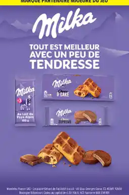 Intermarché Contact Milka Au Lait du Pays Alpin offre