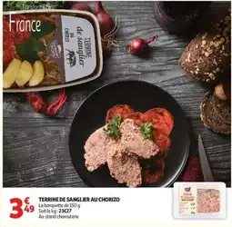 Auchan TERRINE DE SANGLIER AU CHORIZO offre