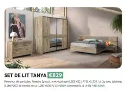 Meubles Crack SET DE LIT TANYA offre