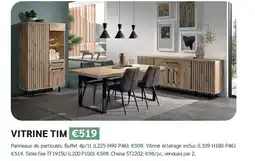Meubles Crack Vitrine tim offre