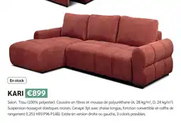 Meubles Crack Kari salon offre