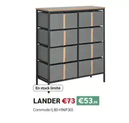 Meubles Crack Lander commode offre