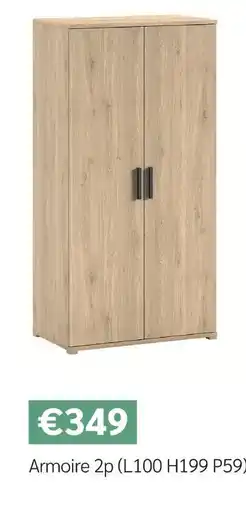 Meubles Crack Armoire 2p offre