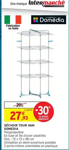 Intermarché Hyper Domedia séchoir tour 46m offre
