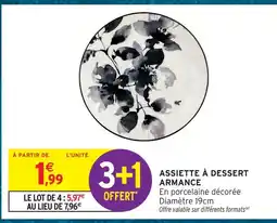 Intermarché Hyper Assiette à dessert armance offre
