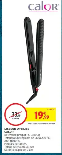 Intermarché Hyper Calor lisseur optiliss offre