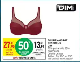 Intermarché Hyper Dim soutien-gorge generous offre