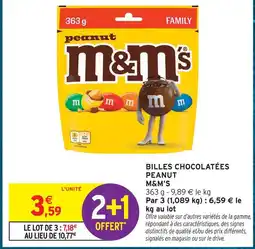 Intermarché Hyper M&m's billes chocolatées peanut offre