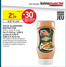 Intermarché Hyper Bouton d'or sauce algérienne offre
