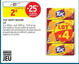 Intermarché Hyper Lu tuc goût bacon offre