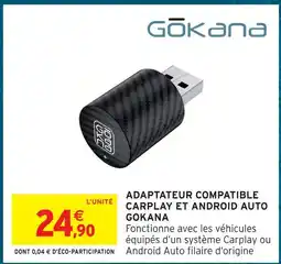 Intermarché Hyper Gokana adaptateur compatible carplay et android auto offre