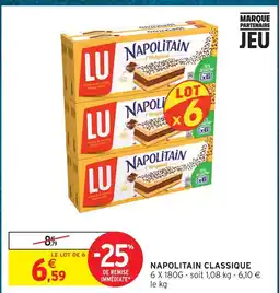 Intermarché Lu napolitain classique offre