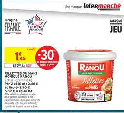 Intermarché Monique ranou rillettes du mans offre