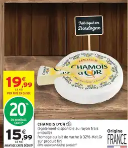 Intermarché Chamois d'or offre