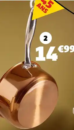 GiFi Casserole effet cuivre offre