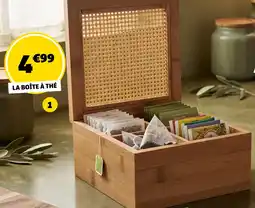 GiFi Boîte à thé 4 compartiments offre