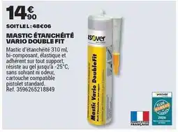 Brico Dépôt Isover - mastic etancheite uario double fit offre
