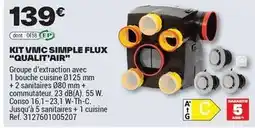 Brico Dépôt Kit vinic simple flux qualit offre