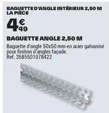 Brico Dépôt Baguette d'angle intérieur 2.5 m la piece offre