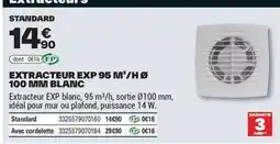 Brico Dépôt Extracteur exp 95 m'/ho offre